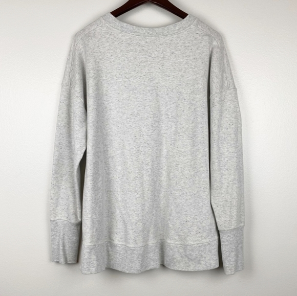 Women's Athleta Balance Crew Neck Pullover Sweatshirt Grey/Multi Size Small EUC - Picture 5 of 10